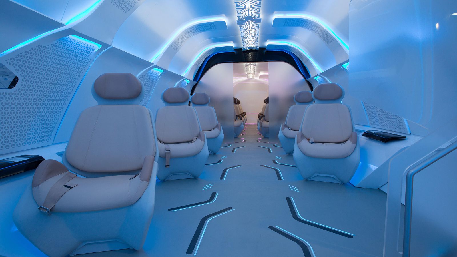 Hyperloop travel looks cushy, thanks to BMW Designworks