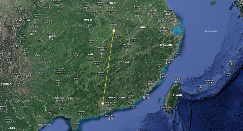 Maglev 554 China laying tracks for 1,000 km/h maglev trains from Wuhan to ...